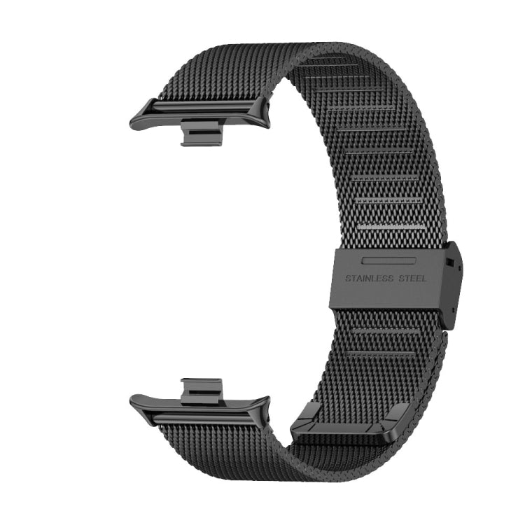 For Xiaomi Smart Band 9 Pro / 8 Pro Mijobs Milan Buckle Stainless Steel Watch Band(Black) - Watch Bands by MIJOBS | Online Shopping UK | buy2fix