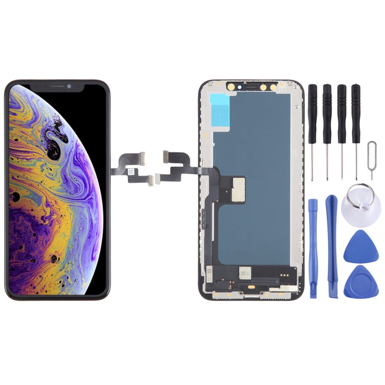 For iPhone XS in-cell LCD Screen with Digitizer Full Assembly - LCD Related Parts by buy2fix | Online Shopping UK | buy2fix