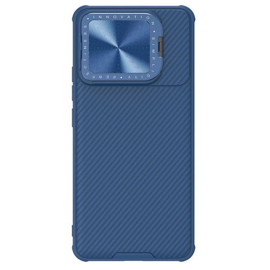 For Xiaomi Redmi K70/K70 Pro NILLKIN Black Mirror Prop CD Texture Mirror Phone Case(Blue) - K70 Pro Cases by NILLKIN | Online Shopping UK | buy2fix