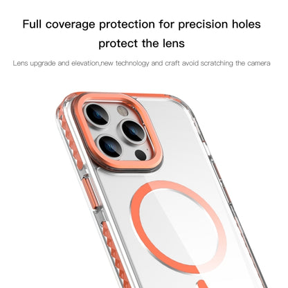 For iPhone 15 Pro Mutural Cushion Series MagSafe Magnetic Phone Case(Orange) - iPhone 15 Pro Cases by Mutural | Online Shopping UK | buy2fix