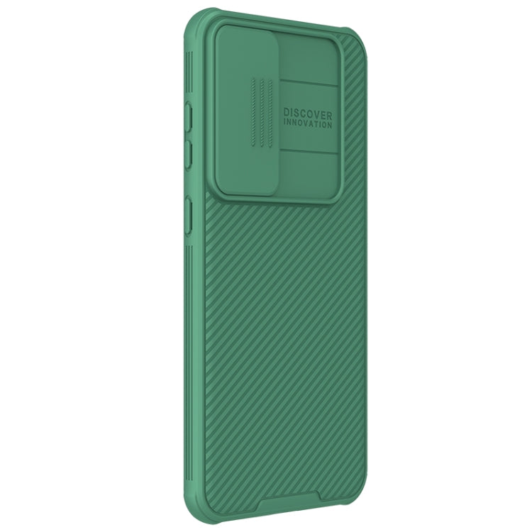 For Samsung Galaxy S24+ 5G NILLKIN Black Mirror Pro Series Camshield PC Phone Case(Green) - Galaxy S24+ 5G Cases by NILLKIN | Online Shopping UK | buy2fix