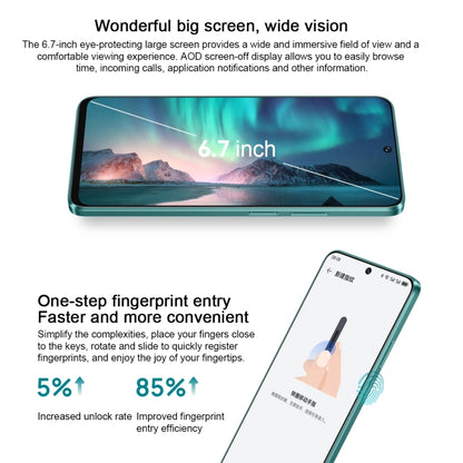 HUAWEI Enjoy 70 Pro, 8GB+128GB, Side Fingerprint Identification, 6.7 inch HarmonyOS 4.0 Qualcomm Snapdragon 680 Octa Core 2.4GHz, Network: 4G, OTG, Not Support Google Play(Green) - Huawei Mate & P by Huawei | Online Shopping UK | buy2fix