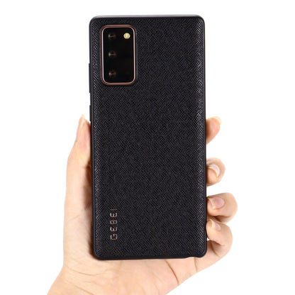 For Samsung Galaxy Note 20 GEBEI Full-coverage Shockproof Leather Protective Case(Black) - Galaxy Note20 Cases by GEBEI | Online Shopping UK | buy2fix