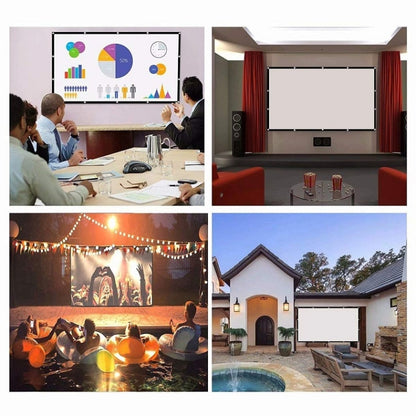 Simple Folding Thin Polyester Projector Film Curtain, Size:84 inch (16:9) Projection Area: 186x105cm - Consumer Electronics by buy2fix | Online Shopping UK | buy2fix