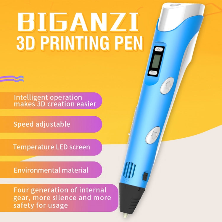 Hand-held 3D Printing Pen, UK Plug (Purple) - Consumer Electronics by buy2fix | Online Shopping UK | buy2fix