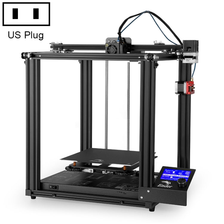 CREALITY Ender-5 Pro Silent Mainboard Double Y-axis DIY 3D Printer, Print Size : 22 x 22 x 30cm, US Plug - 3D Printer by Creality | Online Shopping UK | buy2fix