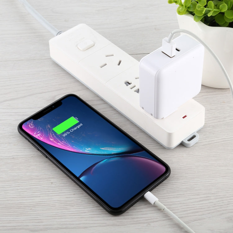 PD65W-A6 PD 65W 90 Degrees Foldable Pin Portable Multi-function USB Quick Charger, US Plug(White) - Apple Accessories by buy2fix | Online Shopping UK | buy2fix