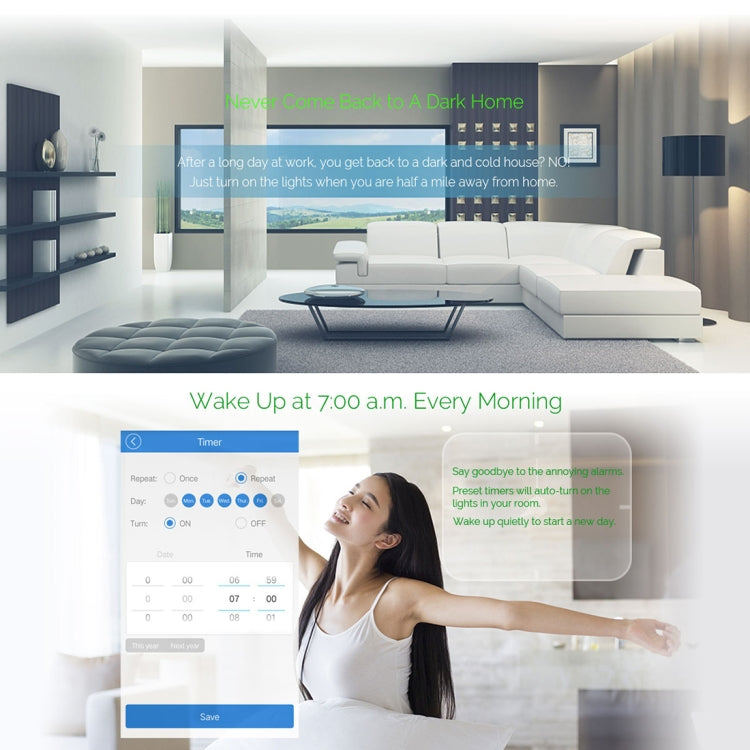 WS-EU-01 EWeLink APP & Touch Control 2A 1 Gang Tempered Glass Panel Smart Wall Switch, AC 90V-250V, EU Plug - Consumer Electronics by buy2fix | Online Shopping UK | buy2fix