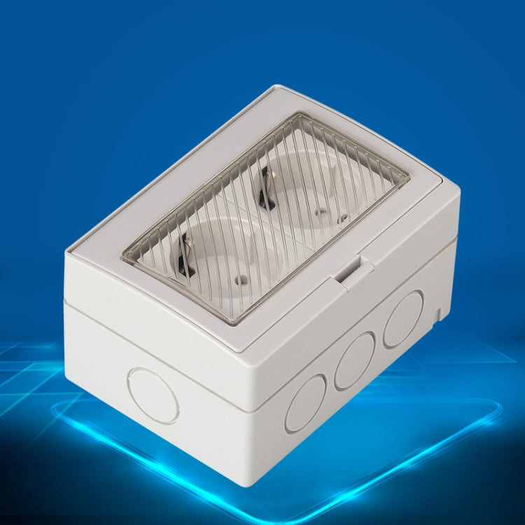 Outdoor IP55 Waterproof Double-connection Socket, EU Plug - Consumer Electronics by buy2fix | Online Shopping UK | buy2fix