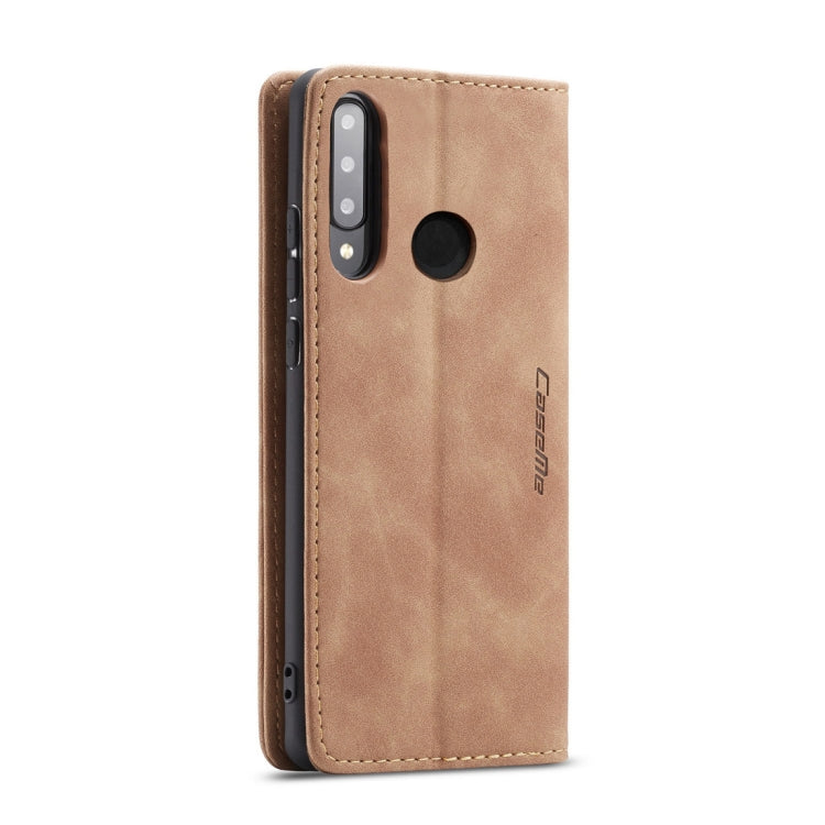 CaseMe-013 Multifunctional Retro Frosted Horizontal Flip Leather Case for Huawei P30 Lite, with Card Slot & Holder & Wallet (Brown) - Huawei Cases by CaseMe | Online Shopping UK | buy2fix