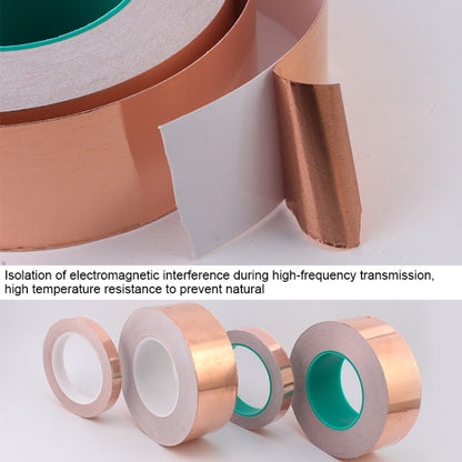 Pure Copper Double-sided Conductive Copper Foil Tape Signal Masking Tape, Size: 20m x 10mm - Home & Garden by buy2fix | Online Shopping UK | buy2fix