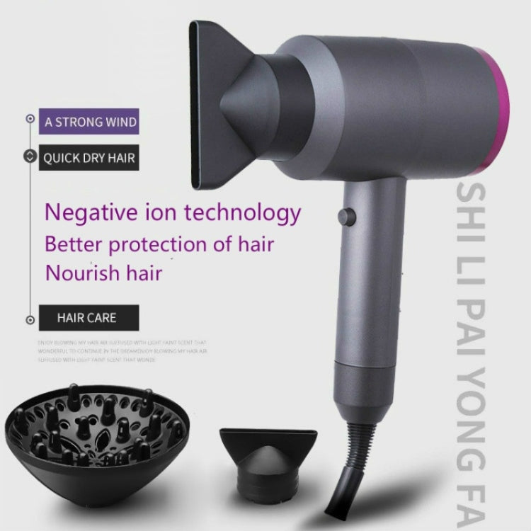 Household High-power Silent  Blow Dryer,Constant Temperature Hot and Cold Negative Ion Hair Drier, US Plug - Hair Trimmer by buy2fix | Online Shopping UK | buy2fix