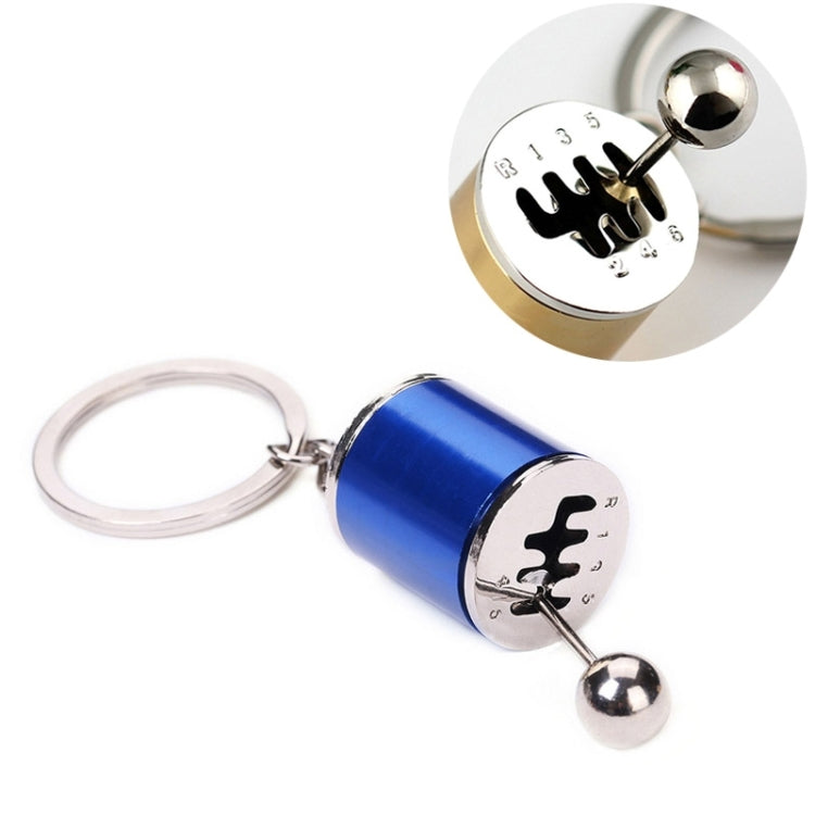 Six-speed Manual Shift Gear Keychain Key Ring Holder(Blue) - Key Rings by buy2fix | Online Shopping UK | buy2fix