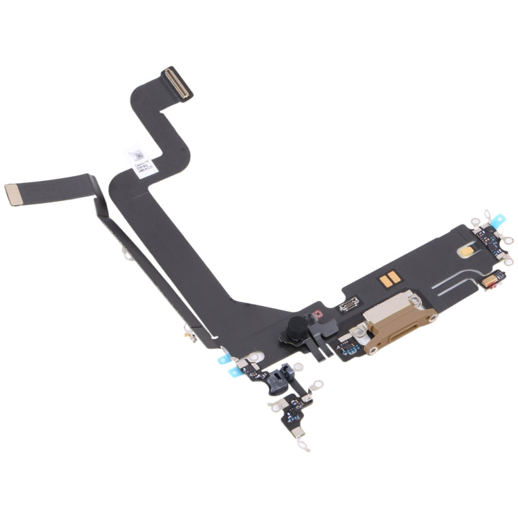 For iPhone 14 Pro Max Original Charging Port Flex Cable (Gold) -  by buy2fix | Online Shopping UK | buy2fix