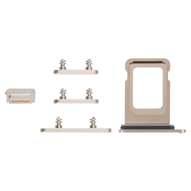 SIM Card Tray + SIM Card Tray + Side Keys for iPhone 14 Pro Max (Gold) - Repair & Spare Parts by buy2fix | Online Shopping UK | buy2fix