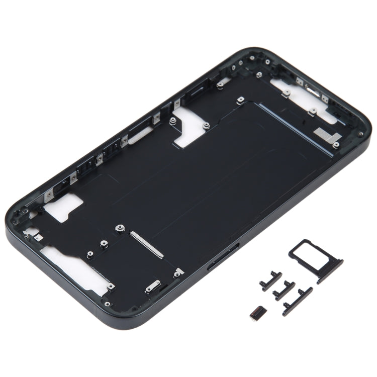 For iPhone 14 Middle Frame with Side Keys (Black) - Repair & Spare Parts by buy2fix | Online Shopping UK | buy2fix