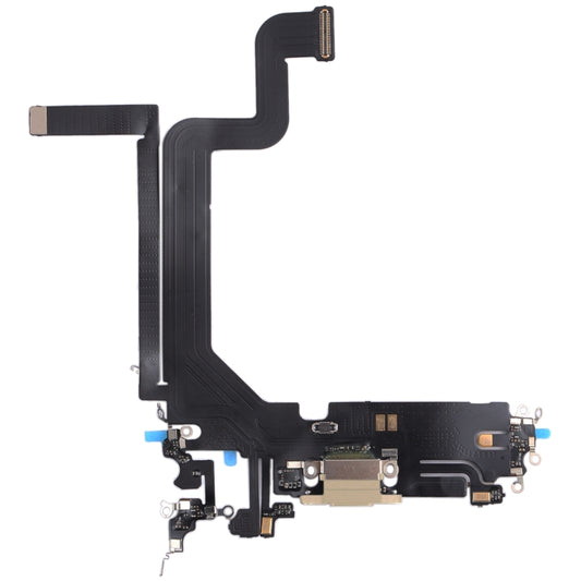 For iPhone 14 Pro Max Charging Port Flex Cable (Gold) -  by buy2fix | Online Shopping UK | buy2fix