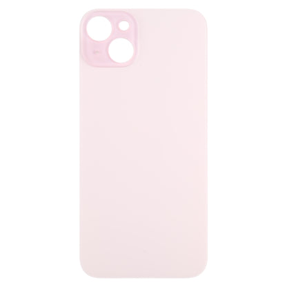 For iPhone 15 Plus Glass Battery Back Cover(Pink) -  by buy2fix | Online Shopping UK | buy2fix