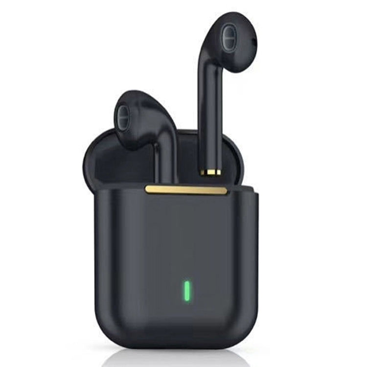 J18 Bluetooth 5.0 TWS Wireless Binaural Bluetooth Earphone with Charging Box(Black) - TWS Earphone by buy2fix | Online Shopping UK | buy2fix