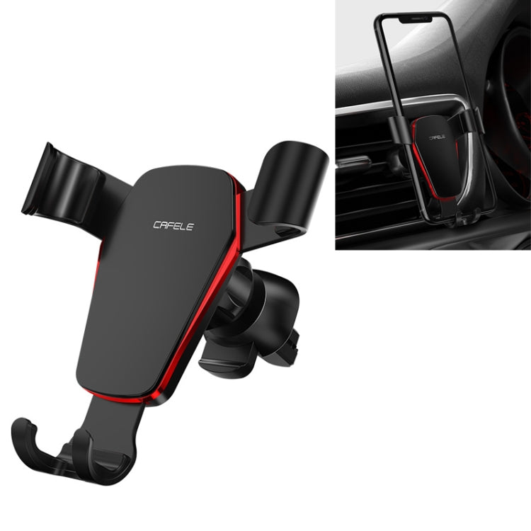 CAFELE Car Air Outlet Mobile Phone Holder Bracket (Black) - Car Holders by CAFELE | Online Shopping UK | buy2fix