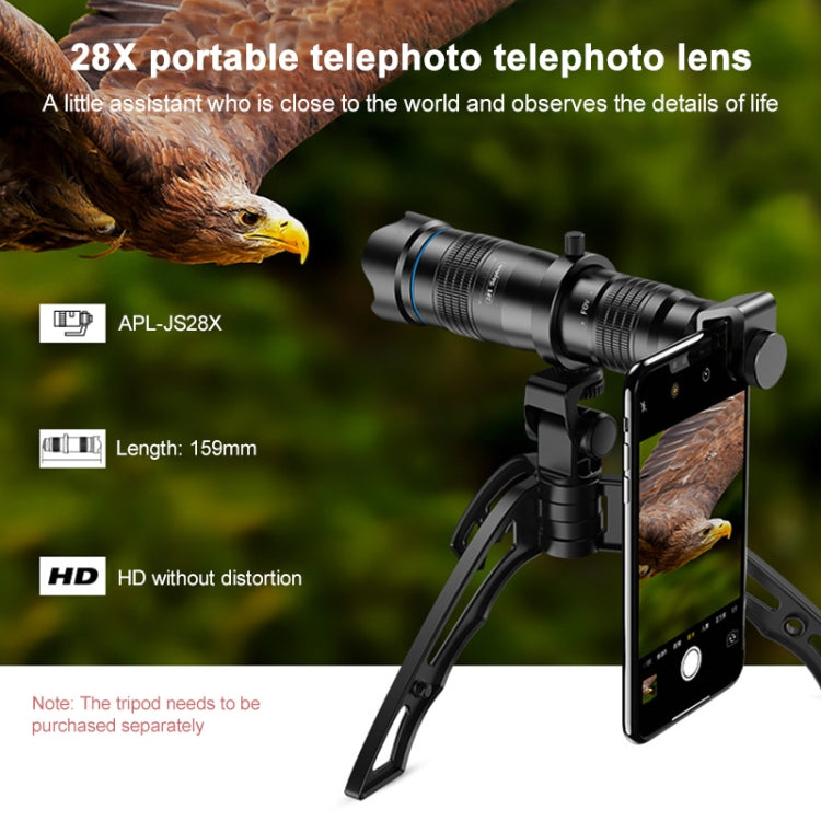 APEXEL APL-JS28X 28X HD External Dual-adjustment Zoom Telescope Universal Telephoto Phone Lens - Others Lens by APEXEL | Online Shopping UK | buy2fix