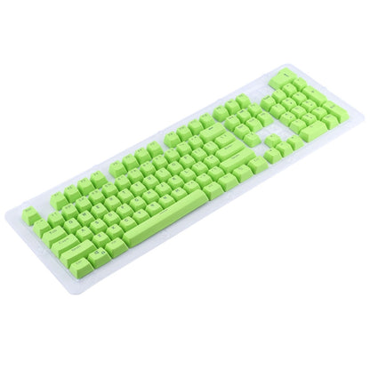 104 Keys Double Shot PBT Backlit Keycaps for Mechanical Keyboard (Green) - Silicone / Sticker by buy2fix | Online Shopping UK | buy2fix