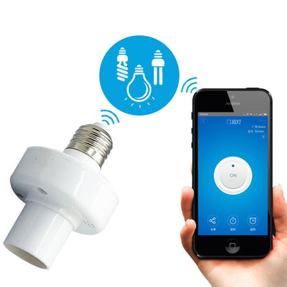 Sonoff Slampher RF eWelink Phone APP WiFi 2.4GHz E27 Smart Light Lamp Bulb Holder with Alexa Echo Voice Control & Google Home for Smart Home, AC 90-250V - Lamp Holders & Bases by Sonoff | Online Shopping UK | buy2fix