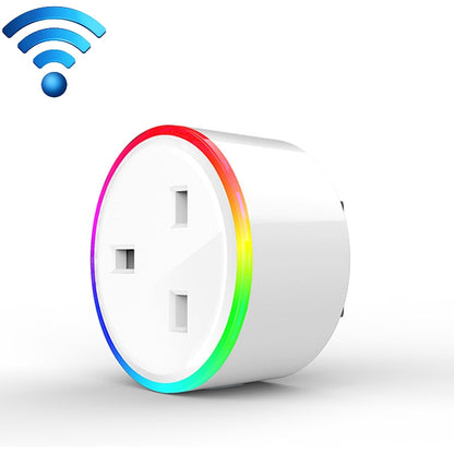 10A RGB Scene Light WiFi Remote Control Smart Socket Works with Alexa & Google Home, AC 220-240V, UK Plug - Consumer Electronics by buy2fix | Online Shopping UK | buy2fix