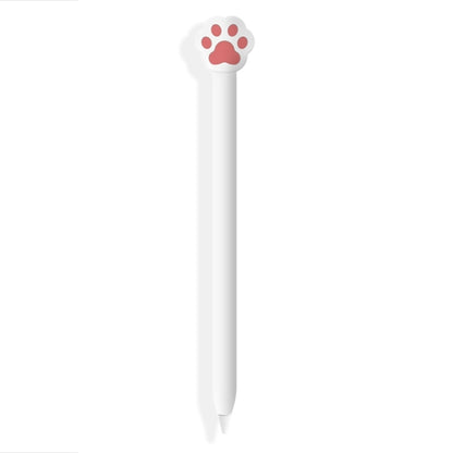 Cute Cartoon Silicone Protective Cover for Apple Pencil 2(White) - Pencil Accessories by buy2fix | Online Shopping UK | buy2fix