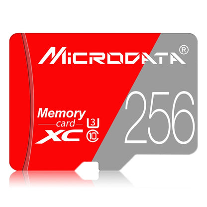 MICRODATA 256GB Class10 Red and Grey TF(Micro SD) Memory Card - Micro SD Card by MiCRODATA | Online Shopping UK | buy2fix