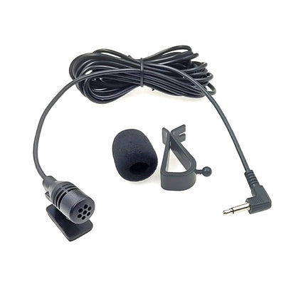 ZJ015MR Mono 3.5mm Angle Head Plug Car Navigation DVD External Paste Microphone, Length: 3m - Consumer Electronics by buy2fix | Online Shopping UK | buy2fix