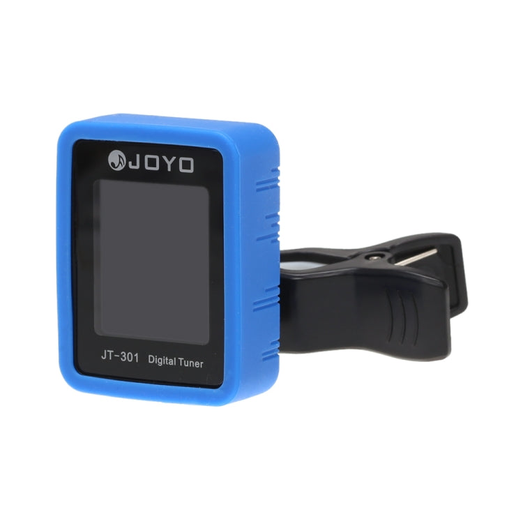 JOYO JT-301 Clip-on Electric Digital Tuner Universal Portable with Silica Gel Cover for Guitar Chromatic Bass Ukulele Violin (Blue) - Stringed Instruments by JOYO | Online Shopping UK | buy2fix