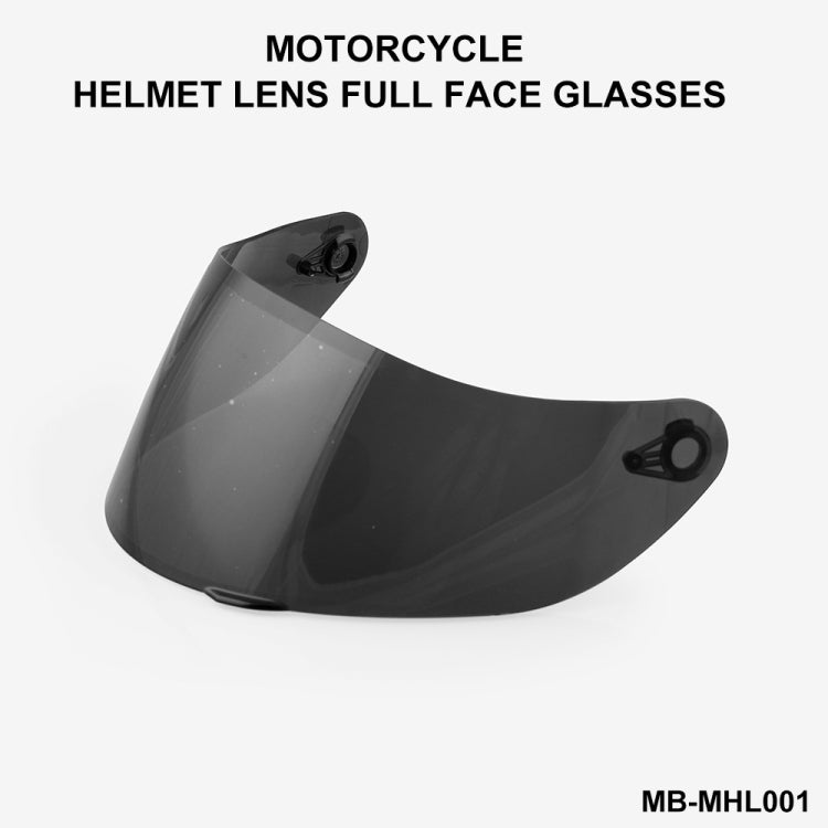 MB-MHL001 Motorcycle Helmet Shield Glasses Helmet Lens Full Face Visor Helmet Visor for AGV K3-SV K5(Dark Smoke) - Helmets by buy2fix | Online Shopping UK | buy2fix