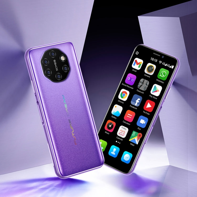 SOYES S10i, 3GB+64GB, Fingerprint Identification, 3.46 inch Android 6.0 MTK6737V/WA Quad Core up to 1.1GHz, Dual SIM, Bluetooth, WiFi, GPS, Network: 4G(Purple) - SOYES by SOYES | Online Shopping UK | buy2fix