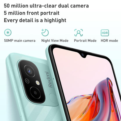 Xiaomi Redmi 12C, 50MP Camera, 4GB+128GB, 5000mAh Battery, Face ID & Fingerprint Identification, 6.71 inch MIUI 13 MediaTek Helio G85 Octa Core up to 2.0GHz, Network: 4G, Dual SIM, Not Support Google Play(Black) - Xiaomi Redmi by Xiaomi | Online Shopping UK | buy2fix