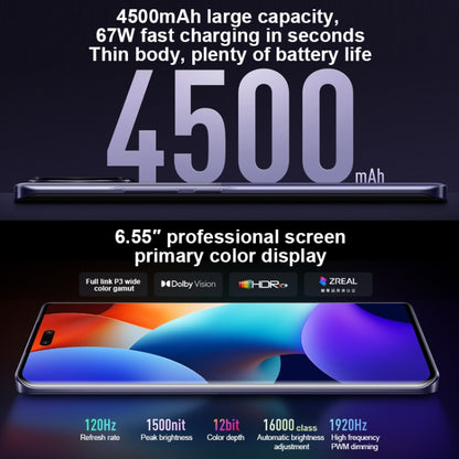 Xiaomi Civi 3 5G, 50MP Camera, 16GB+1TB, Triple Back Cameras + Dual Front Cameras, In-screen Fingerprint Identification, 4500mAh Battery, 6.55 inch MIUI 14 Dimensity 8200-Ultra Octa Core 4nm up to 3.1GHz, Network: 5G, NFC (Purple) - Xiaomi MI by Xiaomi | Online Shopping UK | buy2fix