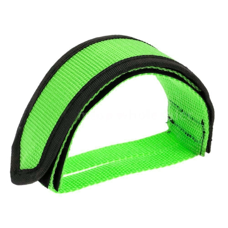 2 PCS Bicycle Pedals Bands Feet Set With Anti-slip Straps Beam Foot(Green) - Outdoor & Sports by buy2fix | Online Shopping UK | buy2fix
