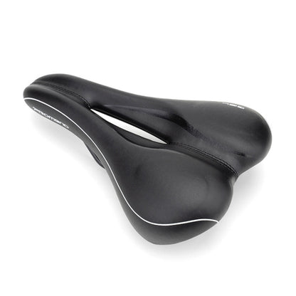 PROMEND SD-565 Hollow Breathable Silicone Bicycle Saddle (Black White) - Outdoor & Sports by PROMEND | Online Shopping UK | buy2fix