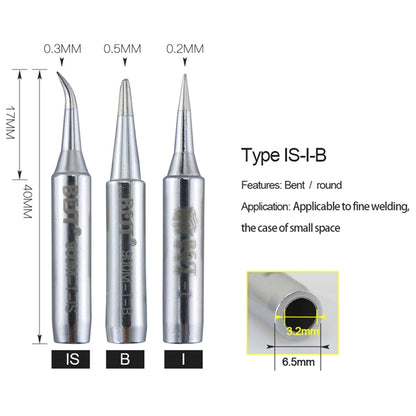 10 PCS BEST Lead Free Series Soldering Tip Welding Contact Head 900M-T-IS - Home & Garden by BEST | Online Shopping UK | buy2fix