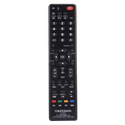 CHUNGHOP E-T919 Universal Remote Controller for TOSHIBA LED TV / LCD TV / HDTV / 3DTV - Consumer Electronics by CHUNGHOP | Online Shopping UK | buy2fix