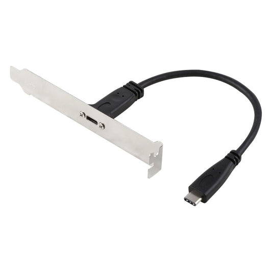 20cm Panel Bracket Header USB-C / Type-C Female to Male Extension Wire Connector Cord Cable - Computer & Networking by buy2fix | Online Shopping UK | buy2fix