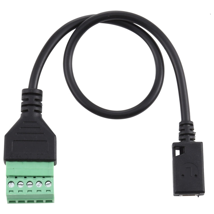 Mini 5 Pin Female to 5 Pin Pluggable Terminals Solder-free USB Connector Solderless Connection Adapter Cable, Length: 30cm -  by buy2fix | Online Shopping UK | buy2fix