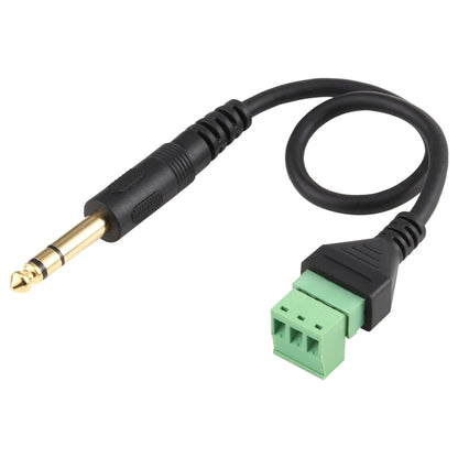 6.35mm Male to 3 Pin Pluggable Terminals Solder-free Connector Solderless Connection Adapter Cable, Length: 30cm - Consumer Electronics by buy2fix | Online Shopping UK | buy2fix