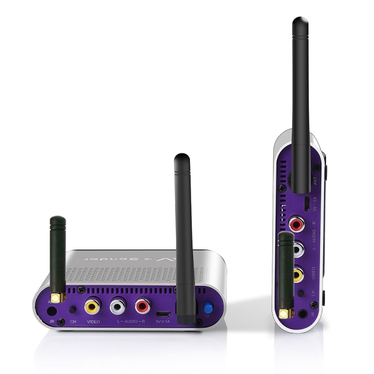 Measy AV550 5.8GHz Wireless Audio / Video Transmitter Receiver with Infrared Return, UK Plug - Consumer Electronics by Measy | Online Shopping UK | buy2fix