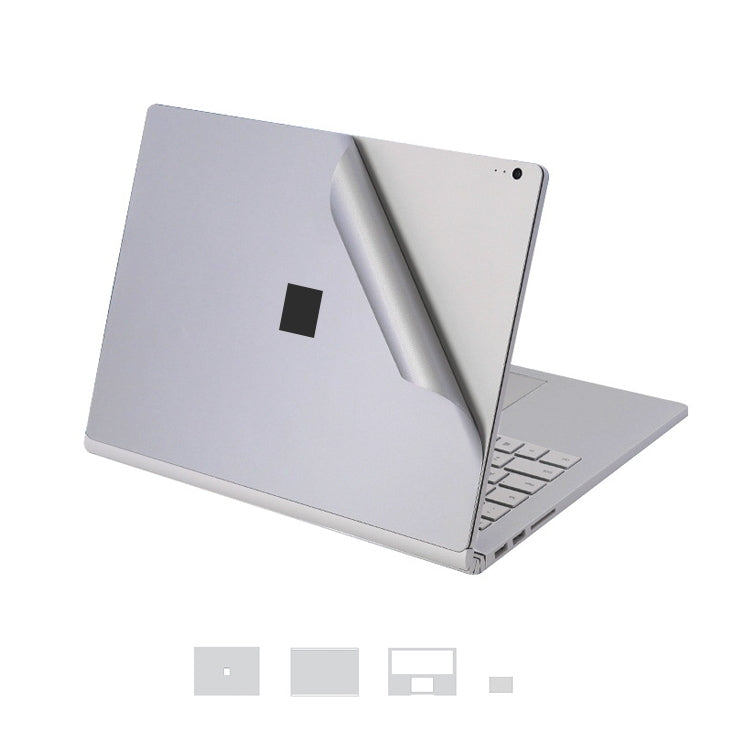 4 in 1 Notebook Shell Protective Film Sticker Set for Microsoft Surface Book 13.5 inch(Grey) - Computer & Networking by buy2fix | Online Shopping UK | buy2fix