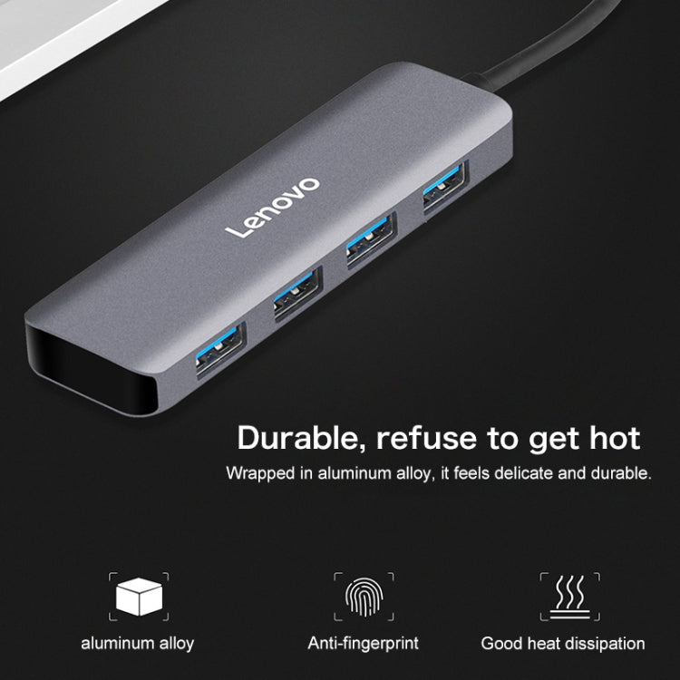 Lenovo U04 4 In 1 USB 3.0 Multi-port Converter Splitter Hub - USB HUB by Lenovo | Online Shopping UK | buy2fix