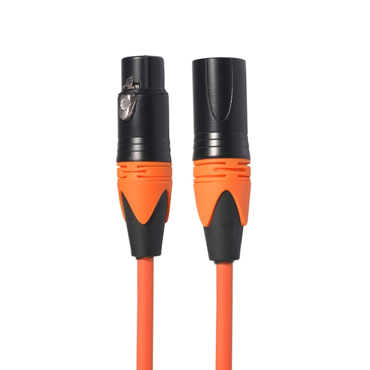 XRL Male to Female Microphone Mixer Audio Cable, Length: 1m (Orange) - Consumer Electronics by buy2fix | Online Shopping UK | buy2fix