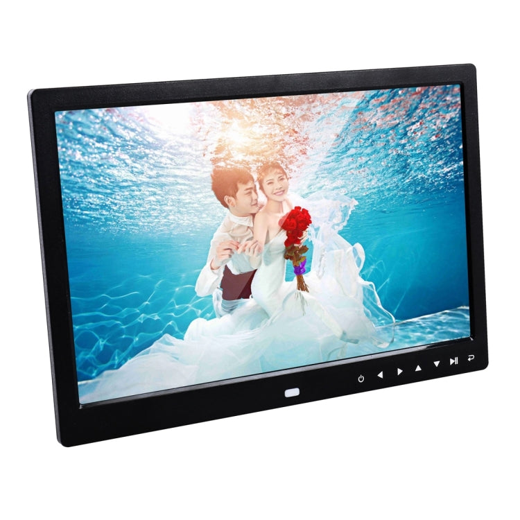 13.0 inch LED Display Digital Photo Frame with Holder / Remote Control, Allwinner, Support USB / SD Card Input / OTG (Black) - Consumer Electronics by buy2fix | Online Shopping UK | buy2fix