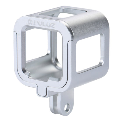 PULUZ Housing Shell CNC Aluminum Alloy Protective Cage with Insurance Frame for GoPro HERO5 Session /HERO4 Session /HERO Session(Silver) - DJI & GoPro Accessories by PULUZ | Online Shopping UK | buy2fix
