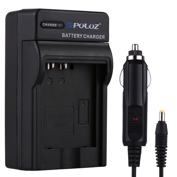 PULUZ Digital Camera Battery Car Charger for Nikon EN-EL12 Battery - Camera Accessories by PULUZ | Online Shopping UK | buy2fix